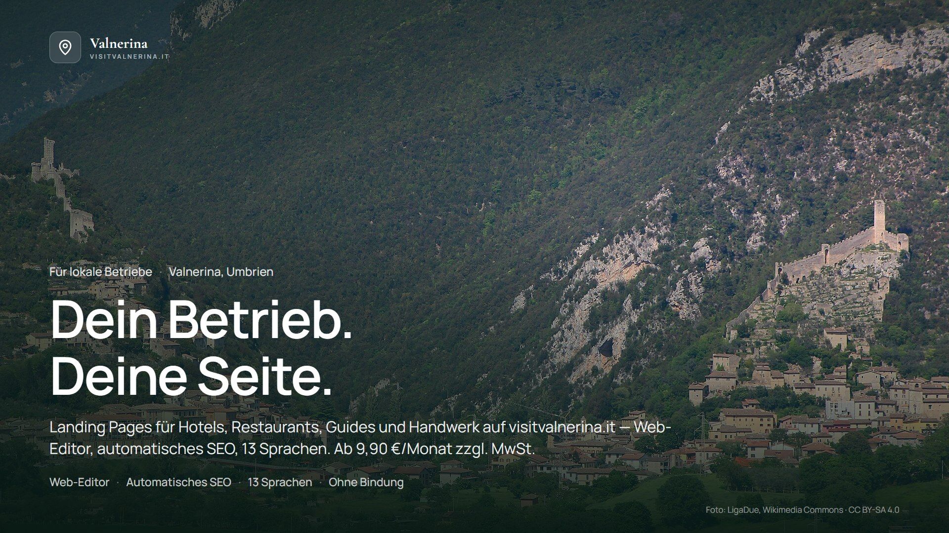 Dein Betrieb auf visitvalnerina.it: so funktioniert das Portal für lokale Betriebe